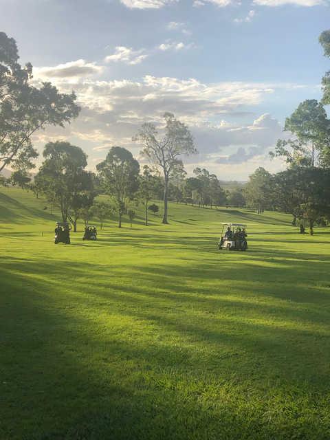 A view from Kilcoy Golf Club.