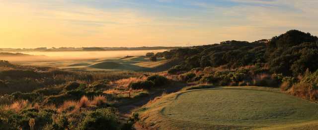 Panoramic view from 13th Beach Golf Links.