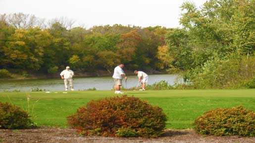 A fall view from The Landing At Fort Harrison