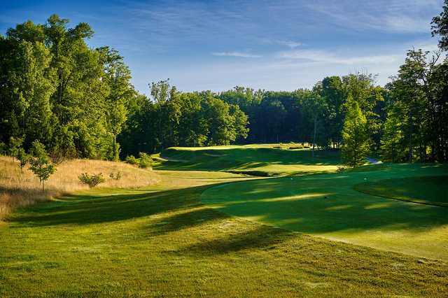 A view from a tee at Woodland Country Club