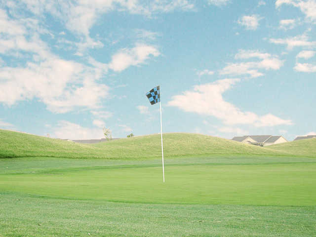 A view of a green at Moore Golf Club