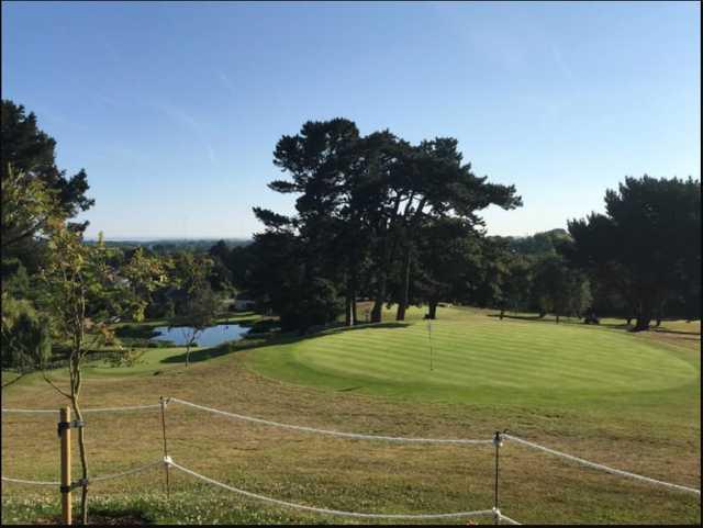 View of a green from The St. Pierre Park Hotel & Golf Resort.