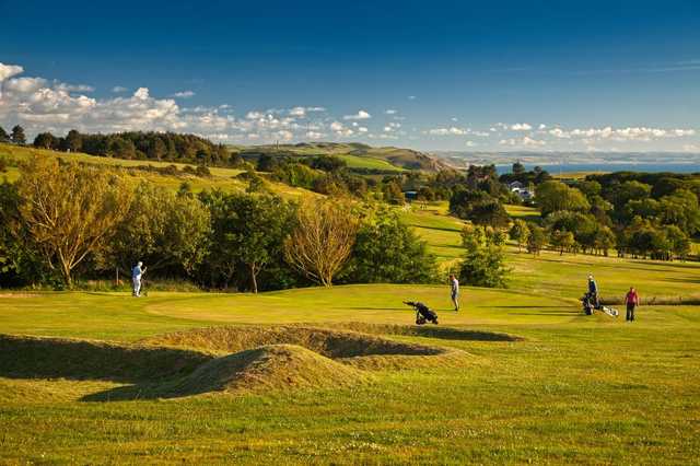 The coastal scenery as seen at Aberystwyth