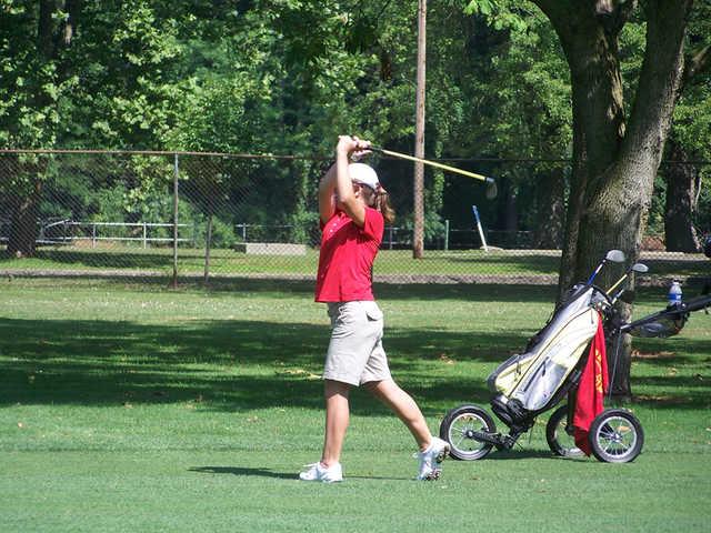 A sunny day view from Eberhart-Petro Golf Course