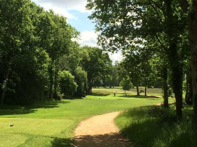 A view from a tee at East Berkshire Golf Club