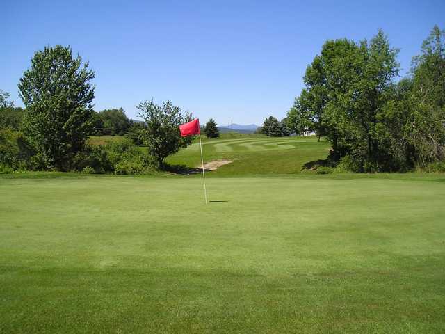 A view of hole #1 at Barton Golf Club