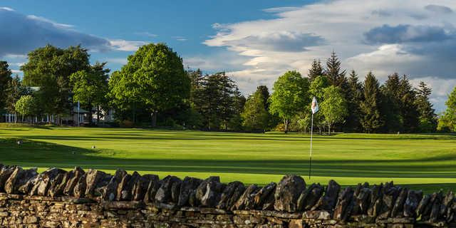 A view of a hole at Auchterarder Golf Club.