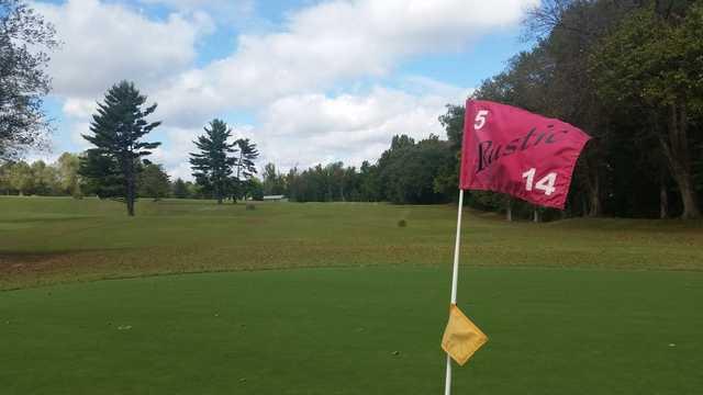 A view from green #5 at Rustic Country Club
