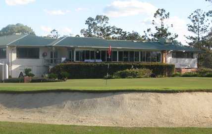 A view of the clubhouse at Oxley Golf Club