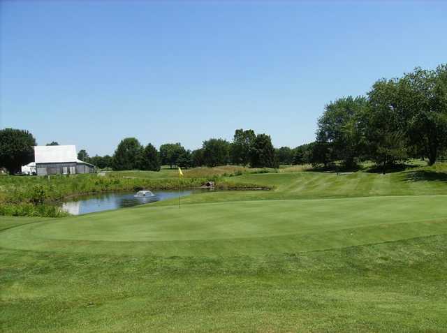 A view of the 13th hole at Shadowood Golf Course