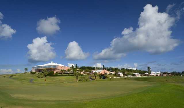 A view of a green at Mid Ocean Club