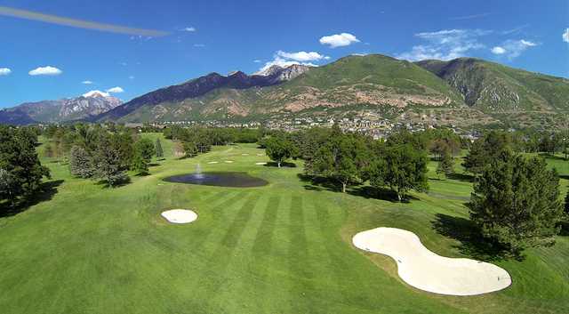 A sunny day view from Hidden Valley Country Club.