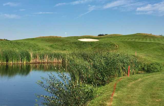 The 10th hole is the shortest par 4 on the Albatros Course at Le Golf National.