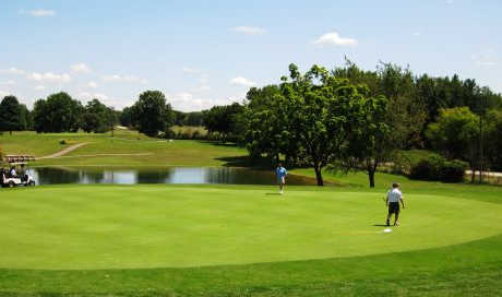 A view from Studebaker Golf Course