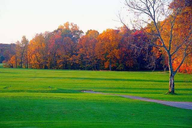 A fall view from Rivercrest Golf Club