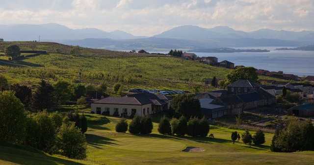 The view from the 12th hole at Port Glasgow Golf Club