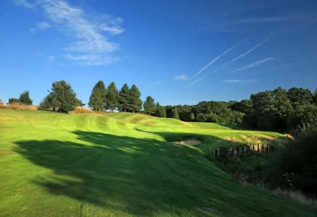 A view of the 12th hole at West Course from East Sussex National.