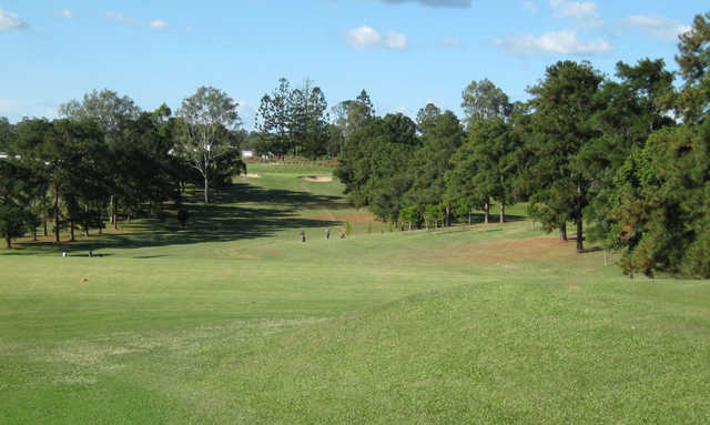 A view from tee #1 at Gympie Golf Club.