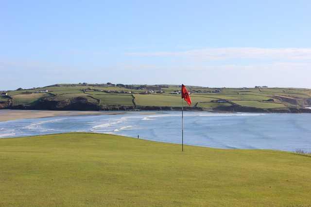 A view of a hole at Dunmore Golf Club.
