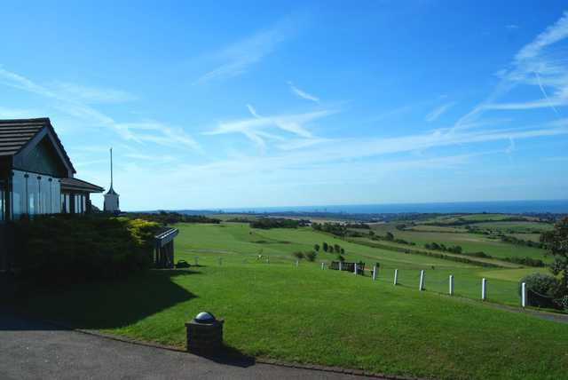 The clubhouse boasts some amazing views of the course