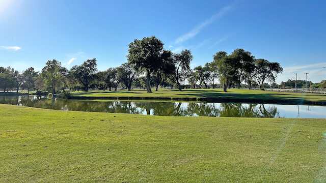 View of the 6th green from Sayre National Golf Course.
