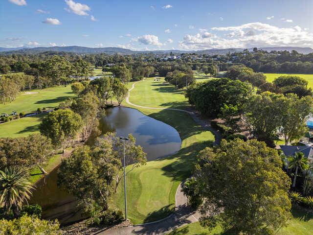 View from the 10th tees at Emerald Lakes Golf Club.