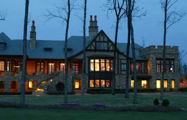 A view of the clubhouse at Ledges Golf Course