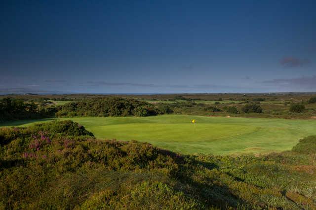 A view of the 16th green at Bearna Golf and Country Club.