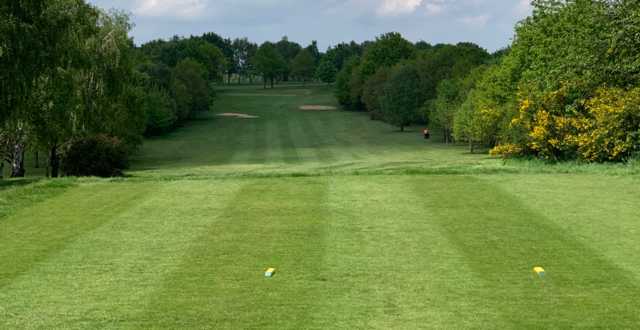 A view from a tee at Bulwell Forest Golf Club.