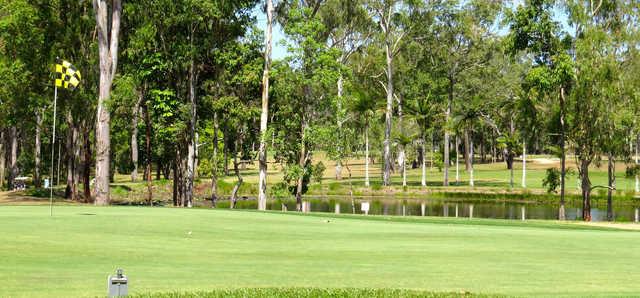 View from a green at Atherton Golf Club