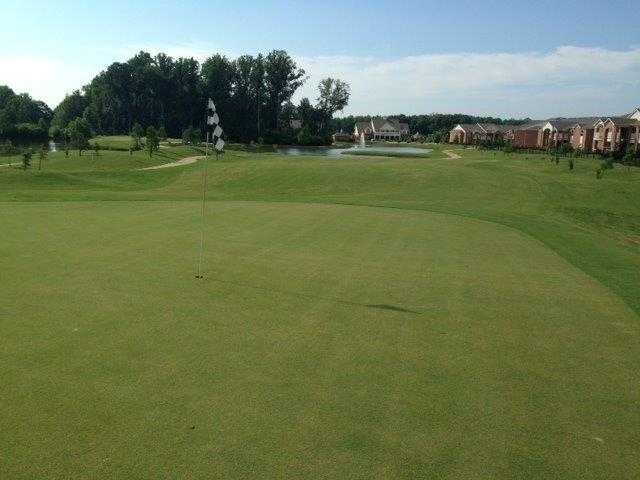 Looking back from the 6th green at The Greens At Auburn