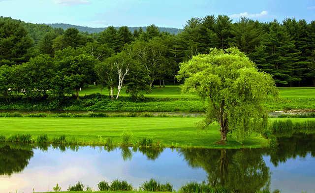 A view over the water from Quechee Club