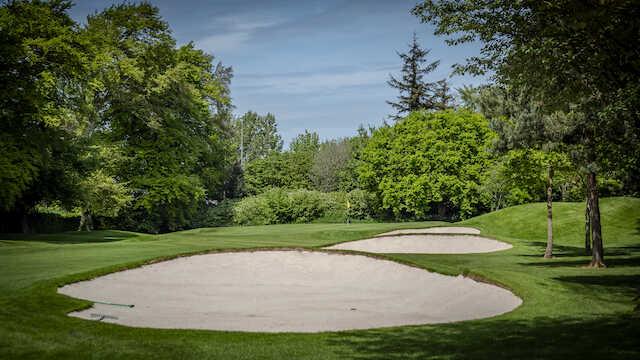 View of a green from Newlands Golf Club.