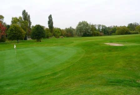 A view of hole #7 at Wychwood Golf Club