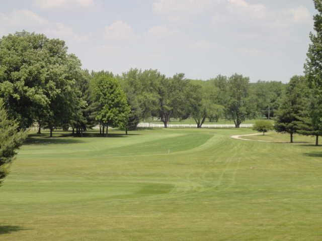 A view of the 18th hole at Crawfordsville Country Club