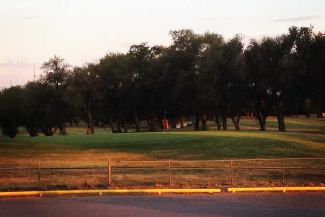 A view of a green at Woodward Golf Course