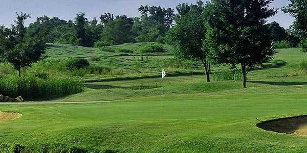 View of a green at Page Belcher Golf Course