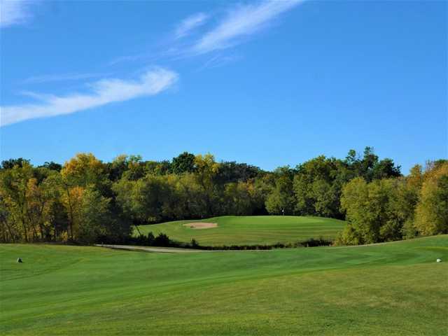 View of the 18th hole at Bridges Golf Course