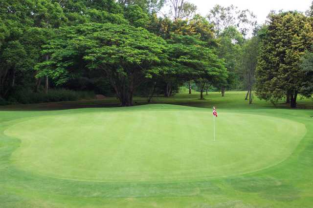 A view of a hole at Keperra Golf Club