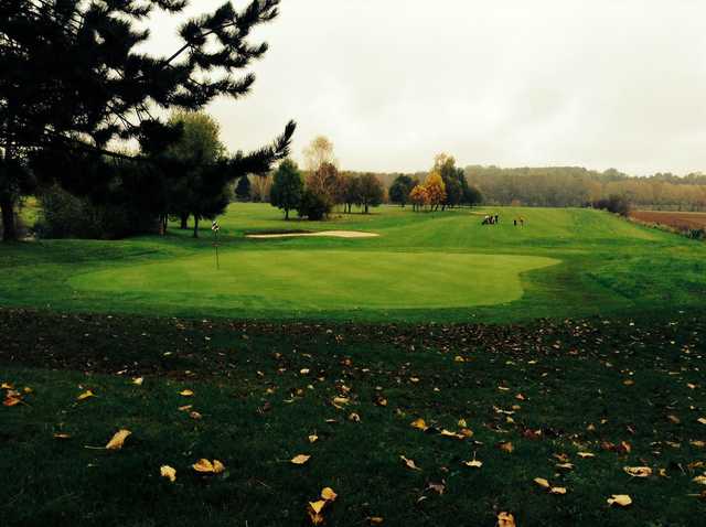 A fall view of a hole at Gadancourt Golf Club