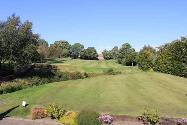 This is the 17th Tee Off of teh Uphall Golf Course