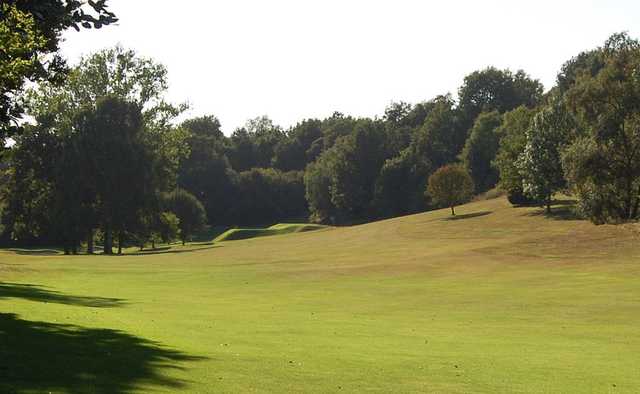 A view down to the 14th green at Reading