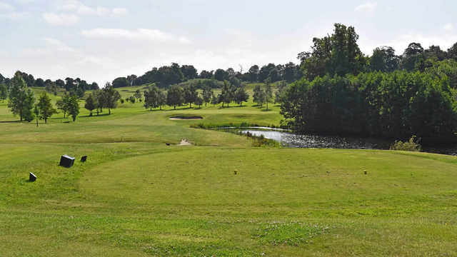 A view from a tee at Godstone Golf Club.