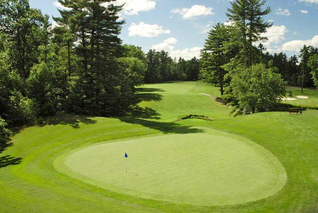 A view of the 12th green at Manchester Country Club