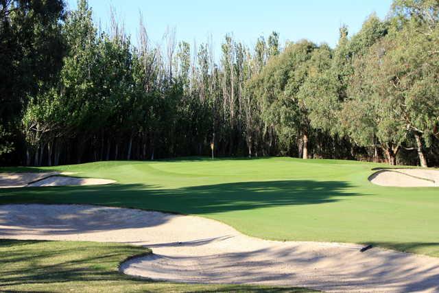 View of the 6th green at Victor Harbor Golf Club