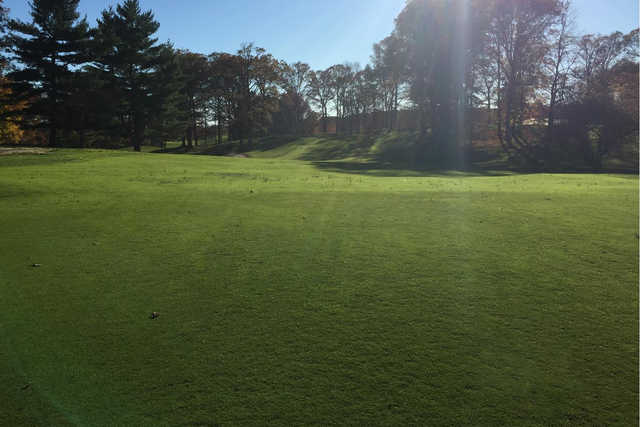 A view of fairway #1 from Ackerman-Allen at Birck Boilermaker Golf Complex
