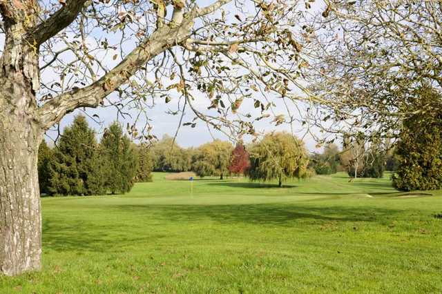A view of a green at Montpichet Course from Crecy Golf Club