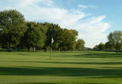 A view of hole #15 at Minnehaha Country Club