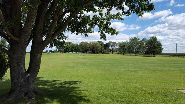 A sunny day view from Hollow Acres Golf Center