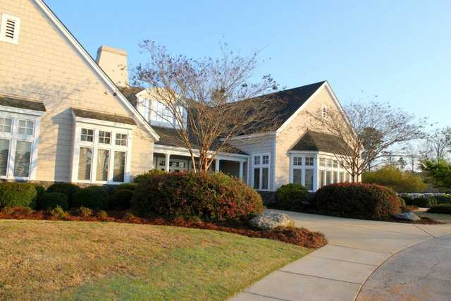 A view of the clubhouse at Auburn University Golf Club